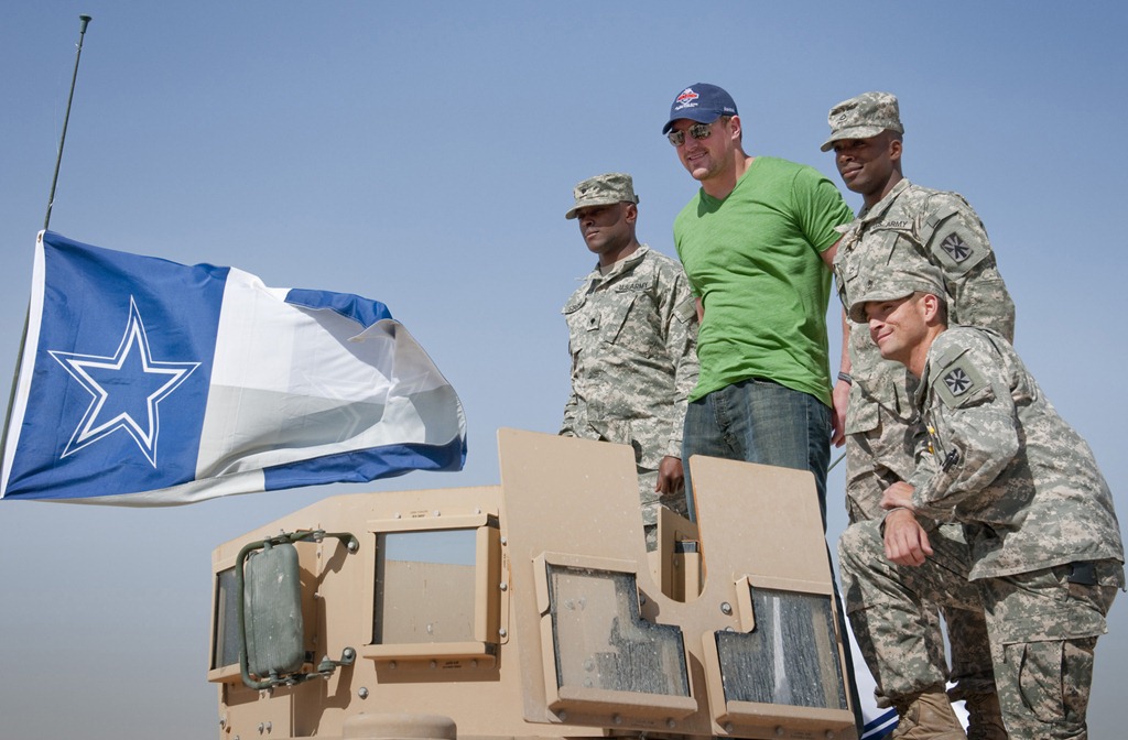 dallas cowboys support the troops