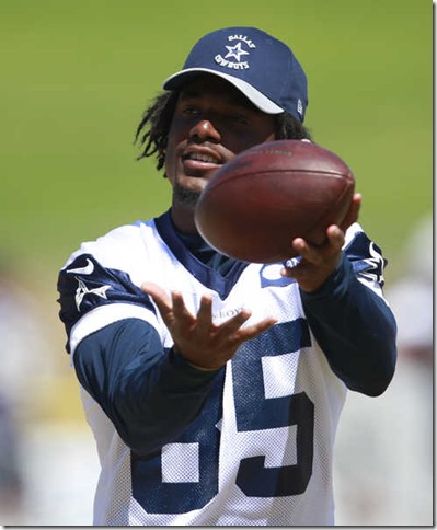 Dallas Cowboys wide receiver Kevin Ogletree (85) during Dallas Cowboys training camp - The Boys Are Back blog