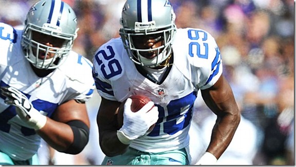 The Cowboys' DeMarco Murray rushed for 91 yards in the first half before leaving with an injury - The Boys Are Back blog