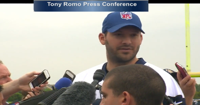 Tony Romo press conference - Dallas Cowboys OTA 2013 - The Boys Are Back blog