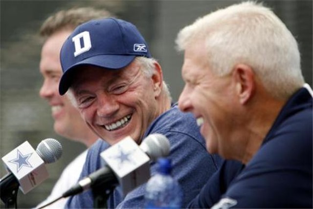dallas cowboys owner jerry jones, stephen jones, and bill parcells - the boys are back blog