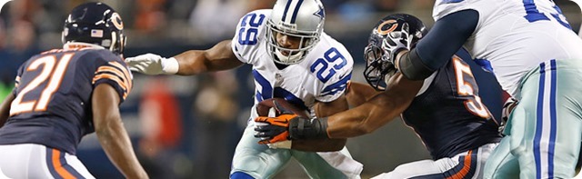 COWBOYS 2013 GAME 13 GUTCHECK - Dallas Cowboys playoff hopes chilled by Chicago Bears beat down - DeMarco Murray