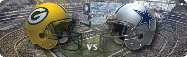 Dallas Cowboys vs. Green Bay Packers - Dallas Cowboys 2013-2014 schedule - 2013-2014 Dallas Cowboys - NFL helmets - Button - Dallas Cowboys schedule 2013 2014